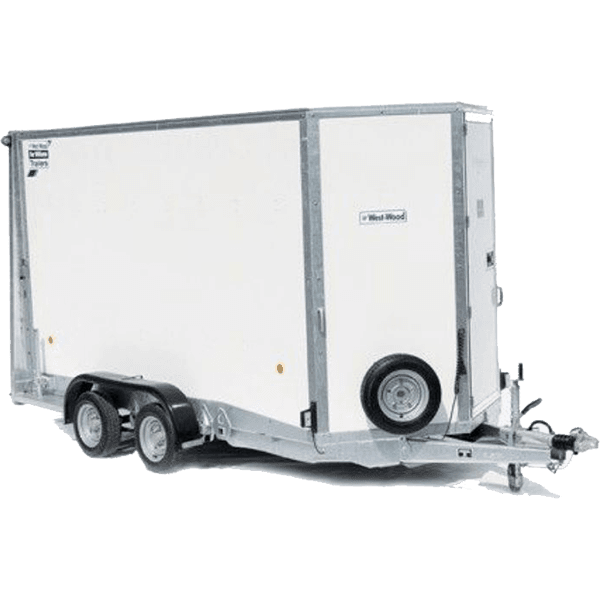 Ifor Williams BV126 skaphenger — leie hos Akershus Maskinutleie