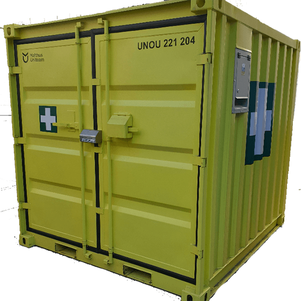 HMS-container — leie hos Akershus Maskinutleie