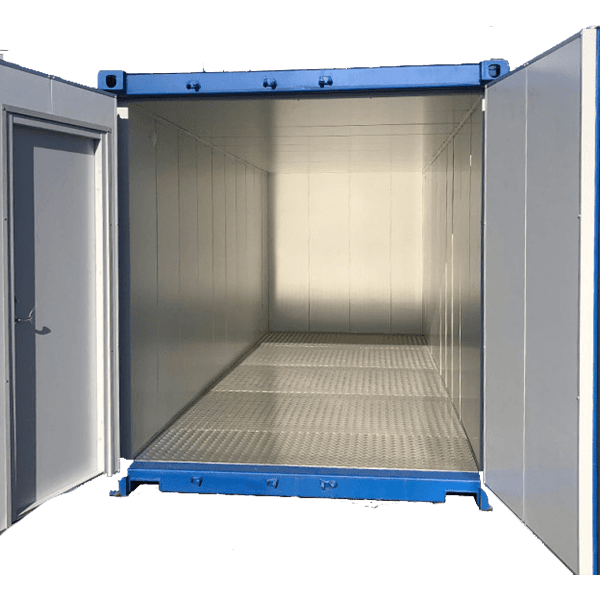 Isolert container — leie hos Akershus Maskinutleie
