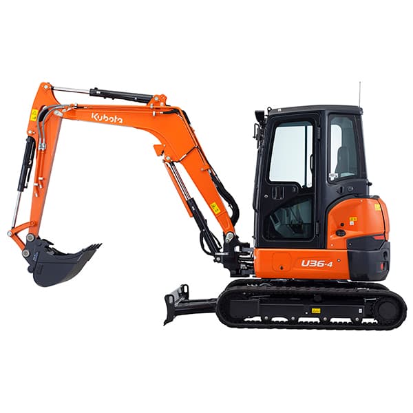 Kubota U-36 — leie hos Akershus Maskinutleie