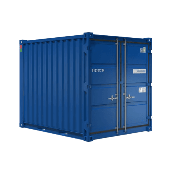 10 fot lagercontainer — leie hos Akershus Maskinutleie
