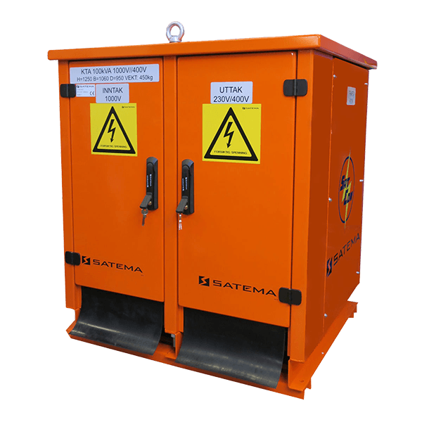 Satcon MiniKiosk KTA 100kVA — leie hos Akershus Maskinutleie