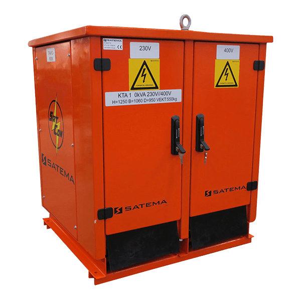 Satcon MiniKiosk KTA 120kVA — leie hos Akershus Maskinutleie