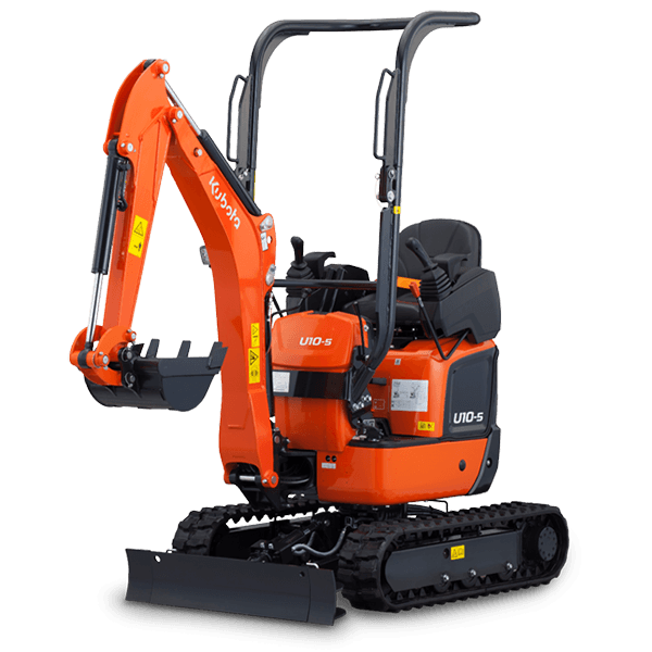 Kubota U-10 — leie hos Akershus Maskinutleie