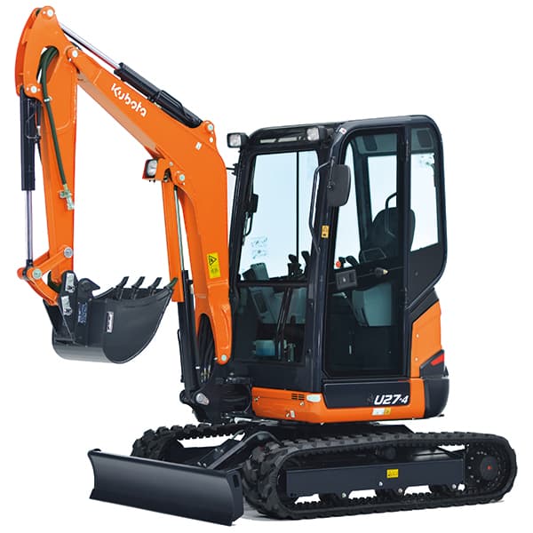 Kubota U-27 — leie hos Akershus Maskinutleie