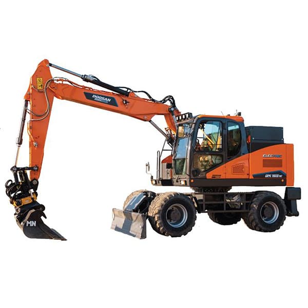 Doosan DX165W Electric — leie hos Akershus Maskinutleie