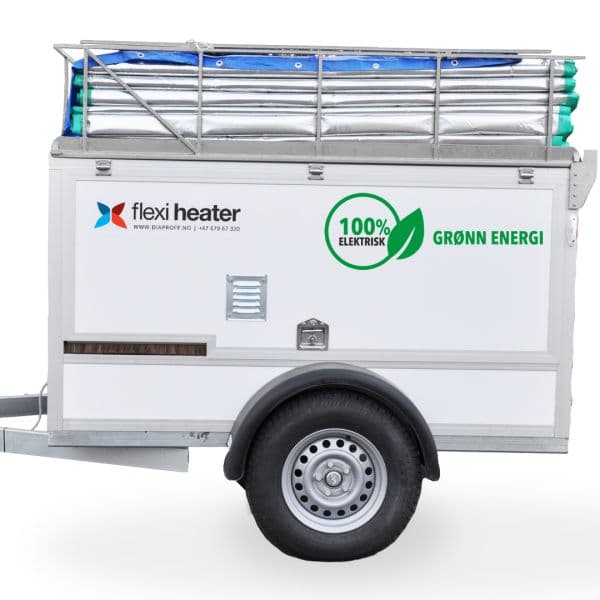 Flexiheater Midi elektrisk — leie hos Akershus Maskinutleie