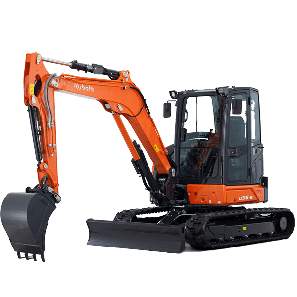 Kubota U-56 — leie hos Akershus Maskinutleie