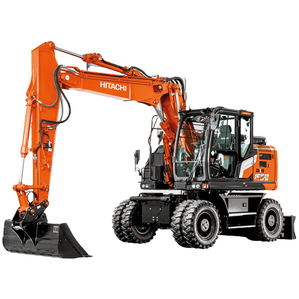 Hitachi ZX 155 W — leie hos Akershus Maskinutleie